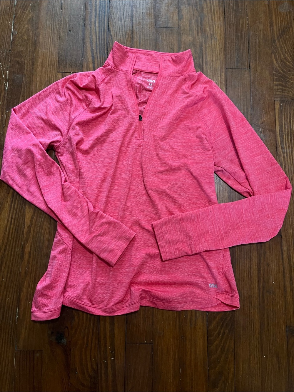 DSG Hot Pink Quarter-Zip Performance Pullover